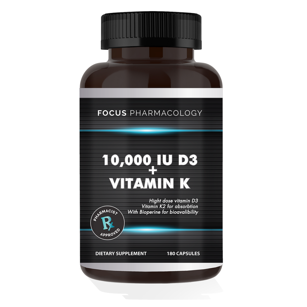 10,000 IU Vitamin D3 w/ Vitamin K2