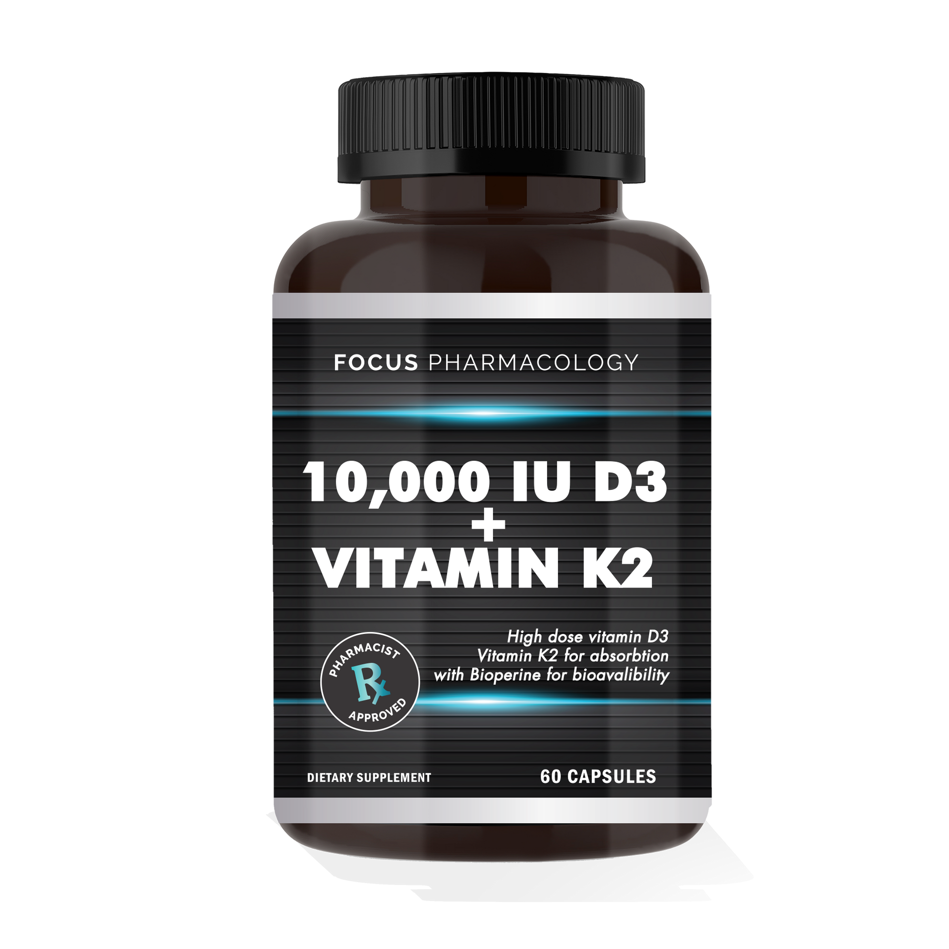 10,000 IU Vitamin D3 w/ Vitamin K2