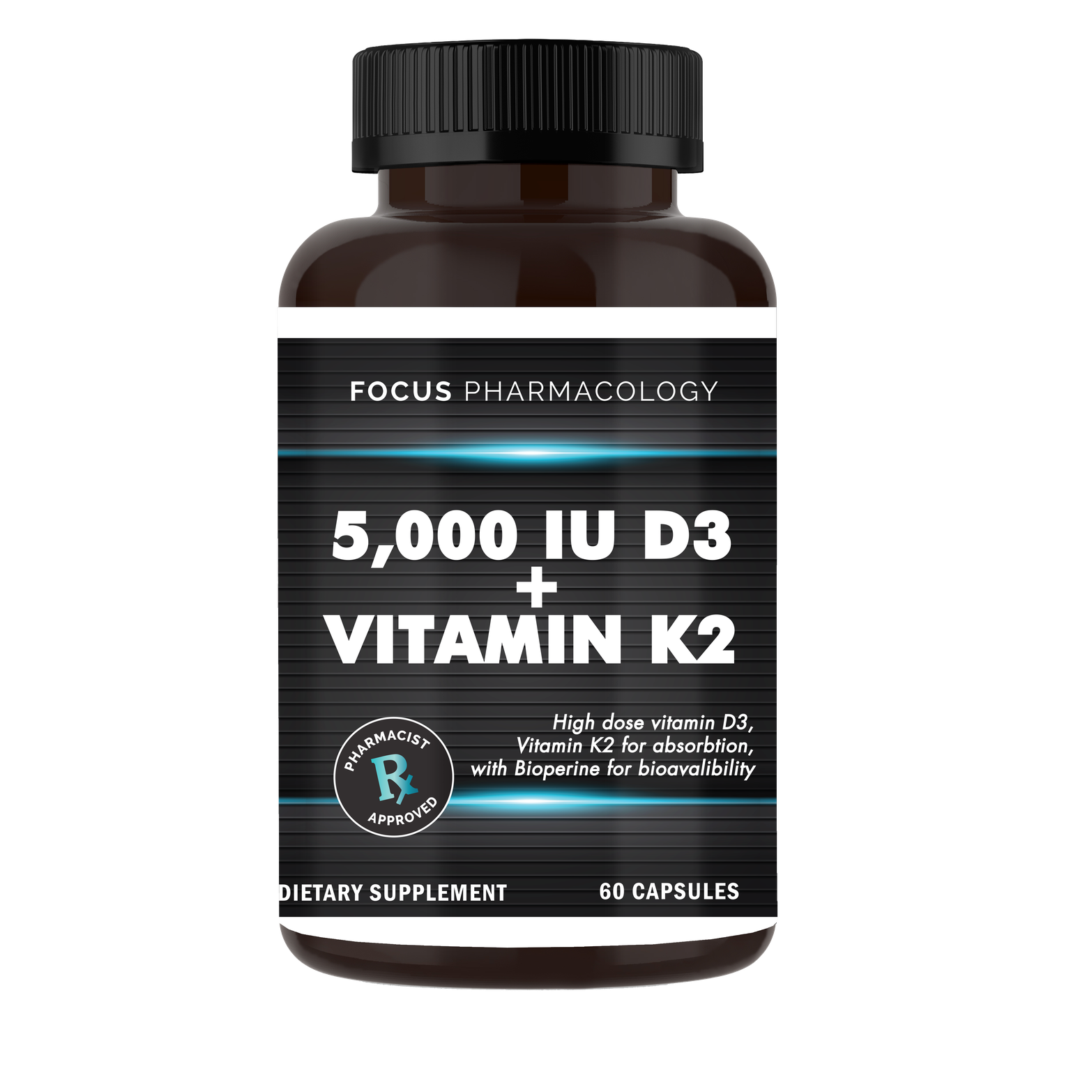 5,000 IU Vitamin D3 with Vitamin K2